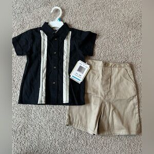 Good Lad Black and Tan Matching Set